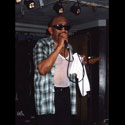 Laurel Aitken in concert.� Cambridge MA 1998.� Copyright Brian Keyo.